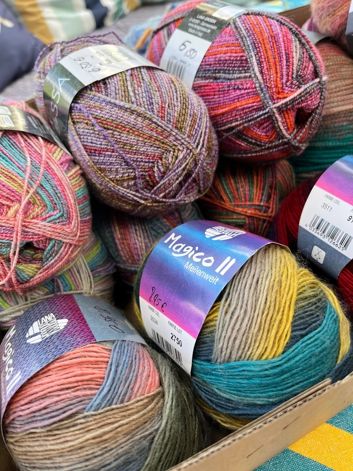 Lana Grossa Meilenweit 4-fach SCHNÄPPCHEN,verschiedene Sorten und Farben - Bild 1 von 1