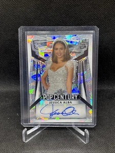 Jessica Alba Auto - 2023 Leaf Pop Century Cracked Ice /10 🔥🔥🔥🔥 - Picture 1 of 3