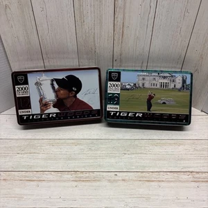 2000 NIKE TIGER WOODS GRAND SLAM COLLECTOR TIN SERIES 1 And 2 GOLF BALLS - Picture 1 of 7