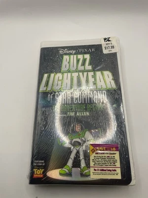 Buzz Lightyear of Star Command: The Adventure Begins VHS tape SEALED - Image 1 of 3
