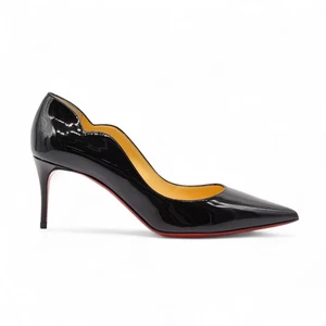 Christian Louboutin Hot Chick Lackleder Pfennigabsatz Pumps schwarz - neu $ 895 - Bild 1 von 10