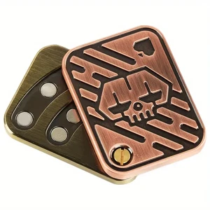 Metal Skull Push Slider Poker EDC Magnetic Toy for Adults Stress Relief Gifts UK - Picture 1 of 9