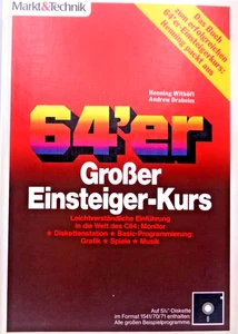 COMMODORE 64/128 -- 64' GRAN CURSO PARA PRINCIPIANTES (MARKET&TECH.-LIBRO + DISCO) #2DE - Imagen 1 de 11