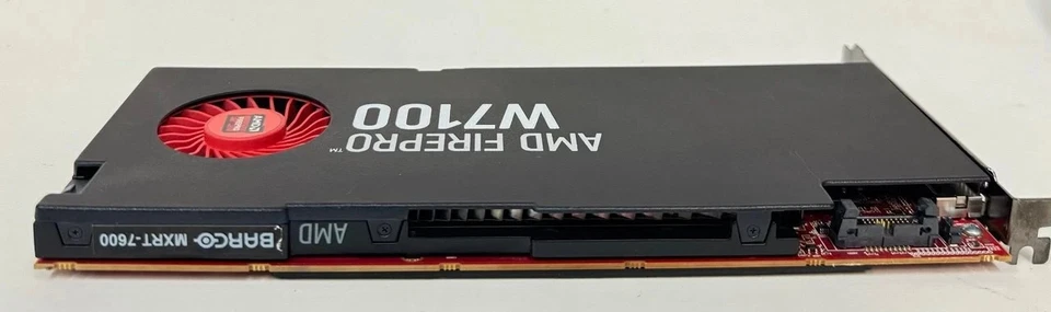 AMD FirePro W7100 8GB GDDR5 PCIe x16 4xDisplayPort Video Graphics Card, TESTED - Image 1 of 4