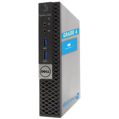 Dell 7040 I7 16GB RAM SSD 240GB Windows 11 Pro Tiny Micro PC Mini Computer Usff - Image 1 of 4