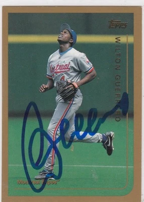 1999 Topps #246 Wilton Guerrero Expos Signed Auto IP Free Shipping! - Image 1 of 2