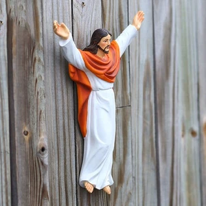  Jesus Figurine Hanging Adornment creative Jesus Statue Hanging Ornament Home - Picture 1 of 12