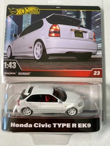 2025 HW HOT WHEELS PREMIUM 1:43 HONDA CIVIC TYPE R EK9 WHITE MIX H - Bild 1 von 8