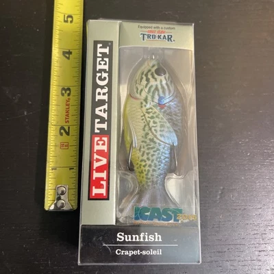 Koppers Live Target Life-Like Lures SFH90T555 Sunfish 3 1/2" 5/8oz NIB - Image 1 of 4