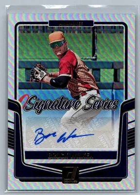 2024 Donruss #SS-BW Brock Wilken Signature Series - Image 1 of 2