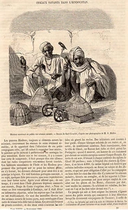 OISEAUX SAVANTS DANS L INDOUSTAN INDIA BRIGHT BIRDS PRESS ARTICLE 1859 - Picture 1 of 1