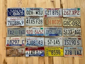 20 Roadkill Condition License Plates for Arts and Crafts - Picture 1 of 4