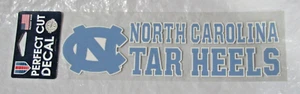 NCAA North Carolina Tar Heel Perfect Cut Decals Logo on 3"x10" by WinCraft - Picture 1 of 1