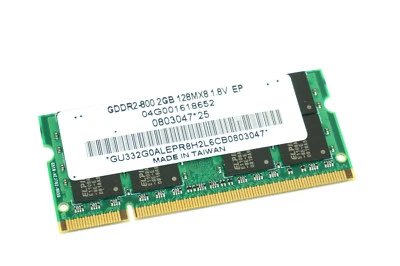 04G001618652 GENUINE ELPIDA LAPTOP MEMORY 2GB DDR2-800 (CA610) - Image 1 of 2