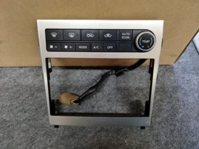 Skyline V35 M35 Infiniti G35 A/C 2 DIN Audio Panel air conditioner Console - Image 1 of 4