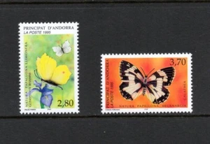 S3294 Andorra (Fr) 1995 mariposas 2v.   MNH - Imagen 1 de 1