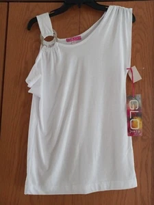 Canotta donna Glo Jeans bianca taglia small nuova - Foto 1 di 3