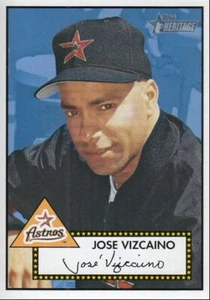 2001 Topps Heritage Baseball Jose Vizcaino Houston Astros #87 - Picture 1 of 2
