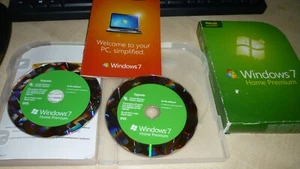 Windows 7 Home Premium Upgrade DVD 32bit & 64bit (XP oder VISTA auf Win 7) OVP - Bild 1 von 4