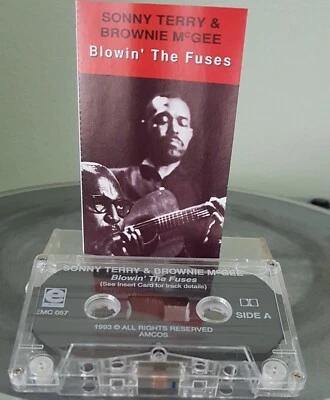 Sonny Terry & Brownie McGhee – Blowin' The Fuses - 1993 cassette tape excellent - Image 1 of 2