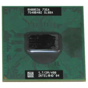 CPU INTEL PENTIUM M 735A SL8BA PROCESSORE  SOCKET mPG478C  1.70 GHZ/ 2MB/ 400 - Foto 1 di 1