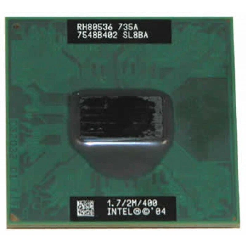 CPU INTEL PENTIUM M 735A SL8BA PROCESSORE  SOCKET mPG478C  1.70 GHZ/ 2MB/ 400 - Immagine 1 di 1