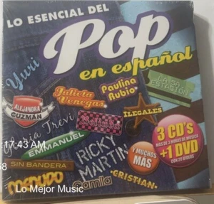 Rare 3CDs & DVD No longer made Lo Esencial POP en Español Espanol Brand NEW - Picture 1 of 2