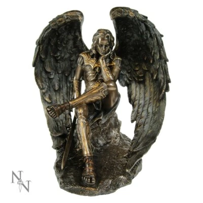 Lucifer The Fallen Angel Cold Cast Bronze Statue By Veronese .Great Details.