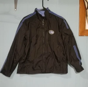 Nike Jacket Youth Large 14 Blue Full Zip Windbreaker Zip Pockets Logo Boys L - Picture 1 of 8