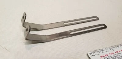 Angled end bicycle rack mounting straps for road touring mountain bike  - Image 1 of 4