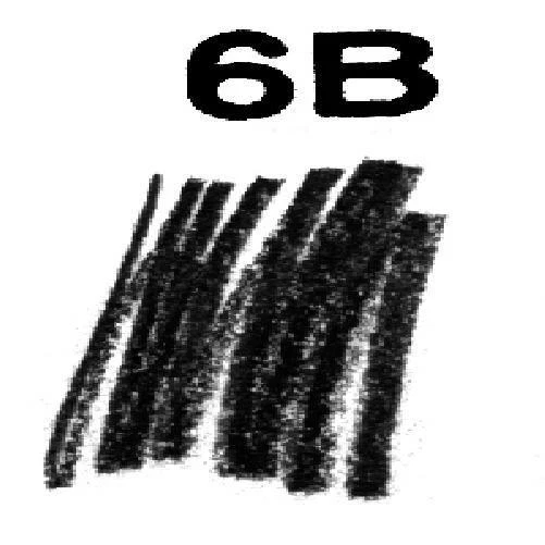 STAEDTLER Black Pencil Lumograph 6B 100-6B