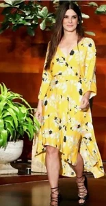 498 $ Diane von Furstenberg 100 % Seide Eloise Ringelblume Blumen Wickelkleid XS - Bild 1 von 7