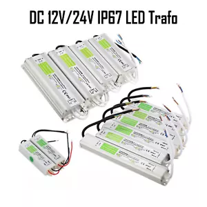 Wasserdicht 12V Trafo 24V Netzteil LED Transformator Treiber Schaltnetzteil IP67 - Bild 1 von 70