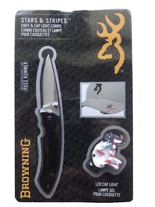 Browning Stars and Stripes Knife and Cap Light Combo