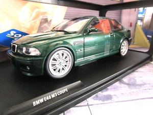BMW M3 E46 3er Reihe 2000 Coupe M oxford green grün Solido S1806507 - 1:18 - Bild 1 von 10