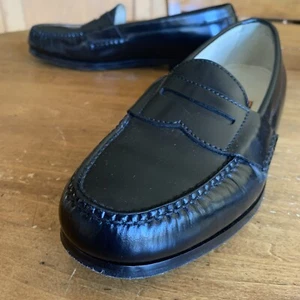 Mocasines Cole Haan Pinch Penny negros para hombre 9 D en caja original como nuevos $145 venta al por menor - Imagen 1 de 12