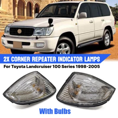 Luces de esquina delanteras lámpara indicador para Toyota Land Cruiser serie 100 1998-2005 Foto 1 de 4