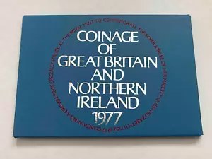 1977 Coinage United Kingdom of Great Britain And Northern Ireland Proof Set - Bild 1 von 4