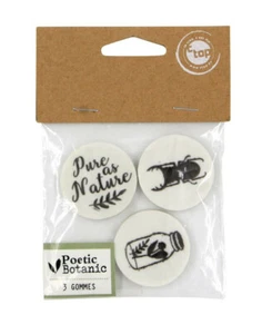 Gomme illustrée 3 pièces - Picture 1 of 1