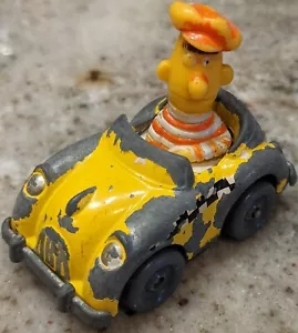 Auto giocattolo vintage Sesame Street Bert taxi cab pressofusa (Playskool 1983) Muppets Inc - Foto 1 di 5