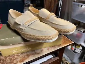 Thom Mcan Canvas Slip On Shoes Size 11 DeadStock Vintage 1970's W/ OB - Picture 1 of 5
