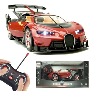 For Kids Red Battery Operated Remote Control Super Racing Sports Toy Car Gift - Picture 1 of 8