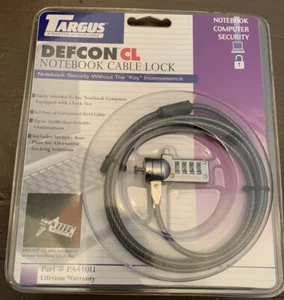 TARGUS Defcon CL Laptop Kabelschloss | 6,5 ft | Zahlenschloss | PA410U | NEU - Bild 1 von 2