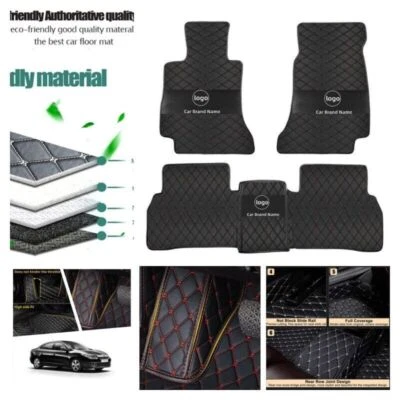 For Toyota Car Floor Mats Waterproof Luxury Custom All Models Auto Carpets Mats - Image 1 of 4