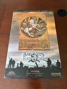 Bayonetas Sideshow y alambre de púas oficial de infantería alemán, teniente, figura de 12" - Imagen 1 de 9
