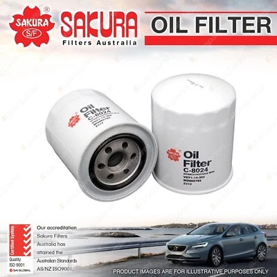 Sakura Oil Filter for Mitsubishi Triton ME MF MG MH MJ MF MG MH ML MN MQ 2.5L - image 1 of 2