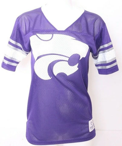 Pink Victoria Secret Kansas State University Wildcats Sequin SS Jersey Womens XS Cover