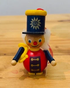 Handarbeit W. German Steinbach Ornament Waldhorn Band Figur - Bild 1 von 5