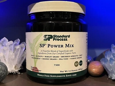 Superalimento en polvo a base de plantas SP Power Mix - Sistema inmunológico Nutrientes antioxidantes Foto 1 de 2