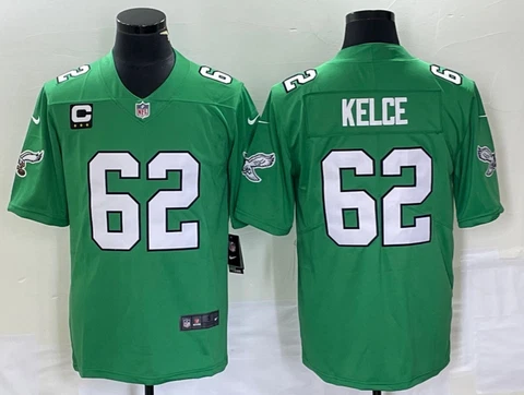 Jason Kelce Eagles Green Jersey Cover
